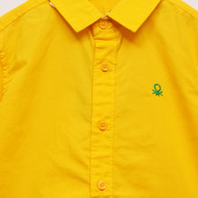 Load image into Gallery viewer, Yellow Full Sleeve Shirt