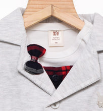 Load image into Gallery viewer, Checked Top and Skirt Set With Jacket