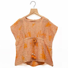 Load image into Gallery viewer, Mustard Tie & Dye Kaftan top