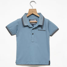 Load image into Gallery viewer, Blue Red Sound Collared T-shirt
