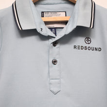Load image into Gallery viewer, Blue Red Sound Collared T-shirt