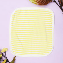Load image into Gallery viewer, Lemon Striped Super Soft Wash Cloths - Set Of 5