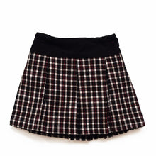 Load image into Gallery viewer, Miracles Fleece Top With Checked Skirt Set