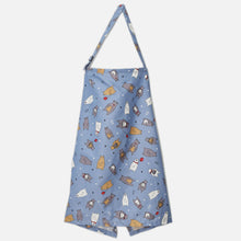 Load image into Gallery viewer, Blue Bear Printed Multi-Purpose Nursing Cover For Breast Feeding