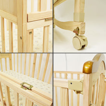 Load image into Gallery viewer, Convertible Wooden Cot and Cradle