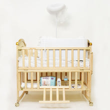 Load image into Gallery viewer, Convertible Wooden Cot and Cradle