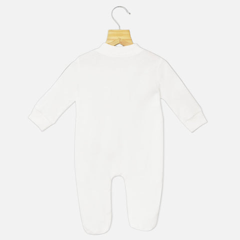 White Plain Full Sleeves Footsie