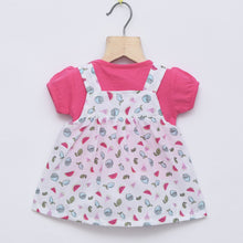 Load image into Gallery viewer, Pink T-shirt With Watermelon frock
