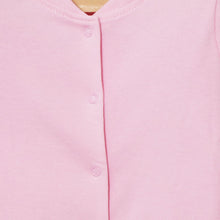 Load image into Gallery viewer, Pink And Grey Plain Full Sleeves Footsie