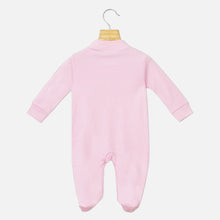 Load image into Gallery viewer, Pink And Grey Plain Full Sleeves Footsie
