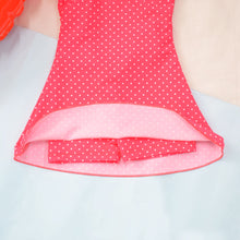 Load image into Gallery viewer, Blue Polka Dots & Fish Theme Sleeveless Swimsuit