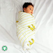 Load image into Gallery viewer, Duck Design Muslin Swaddle Wrap