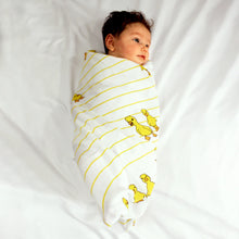Load image into Gallery viewer, Duck, Sheep & Plain Combo Super Soft Classic Bamboo Cotton Swaddles