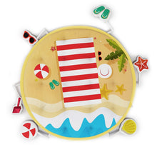 Load image into Gallery viewer, Blue Beach Organic Playmat