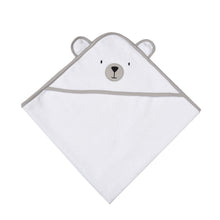 Load image into Gallery viewer, Grey Bear Hooded Towels