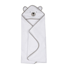 Load image into Gallery viewer, Grey Bear Hooded Towels