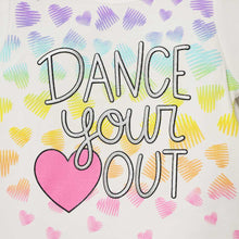 Load image into Gallery viewer, White Dance Your Out Top With Pink Net Skirt