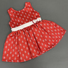Load image into Gallery viewer, Red Bow Frock