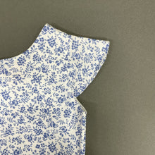 Load image into Gallery viewer, Blue Floral Frock with belt