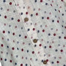 Load image into Gallery viewer, White Polka Dot Boys Shirt