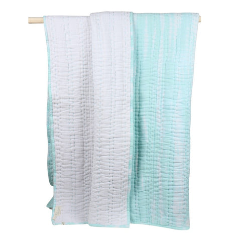 Sea Green Tye Dye Quilt