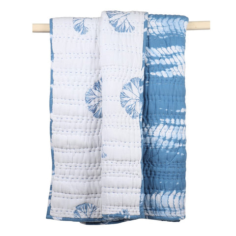 Blue Tye Dye Quilt