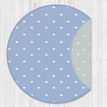 Load image into Gallery viewer, Blue Clouds Organic Cushioned Playmat