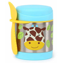 Load image into Gallery viewer, Skip Hop Blue Bee Printed Insulated Food Jar