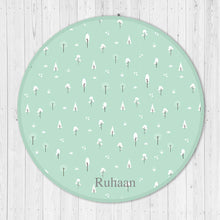Load image into Gallery viewer, Green Polar Bear Organic Cushioned Playmat