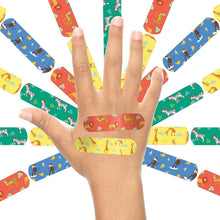Load image into Gallery viewer, Orange Non-Toxic Printed Bandages- 20 Strips