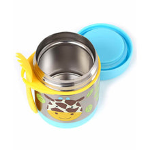 Load image into Gallery viewer, Skip Hop Blue Bee Printed Insulated Food Jar