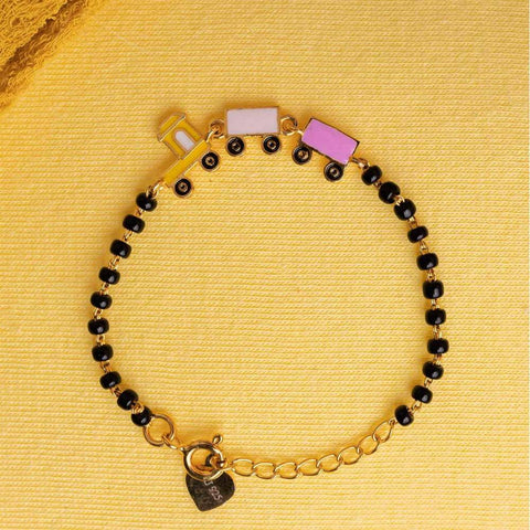 Toy Train Silver Baby Nazariya Bracelet