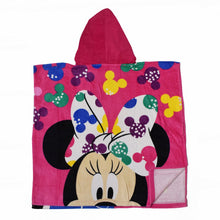 Load image into Gallery viewer, Pink Disney Minnie Mouse Hooded Poncho Towel