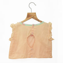 Load image into Gallery viewer, Peach Embellished Top & Floral Printed Ghagra