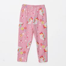 Load image into Gallery viewer, Pink Hearts Unicorn NightSuit