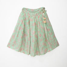 Load image into Gallery viewer, Peach Embellished Top & Floral Printed Ghagra