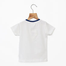 Load image into Gallery viewer, White Mom Plus Dad Equals To Me Printed Half Sleeves T-Shirt