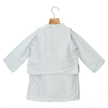 Load image into Gallery viewer, Blue Sequins Embroidered Kurta Jacket