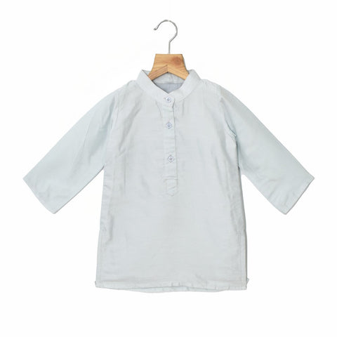 Blue Sequins Embroidered Kurta Jacket