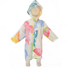 Load image into Gallery viewer, Colorful Butterfly Hooded Raincoat