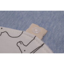 Load image into Gallery viewer, Set of 2 Burp Cloth With Cap - Blue