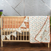 Load image into Gallery viewer, Brown Enchanted Forest Cot Bunting