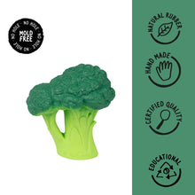 Load image into Gallery viewer, Broccoli Natural Rubber Teether