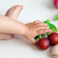Load image into Gallery viewer, Cherry Natural Rubber Teether