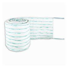 Load image into Gallery viewer, Blue Bumps Organic Cot Bumper