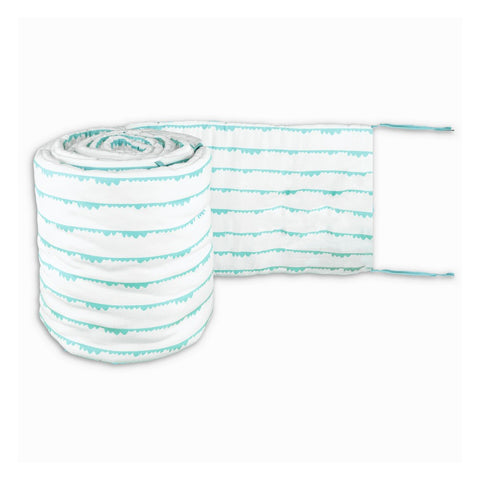 Blue Bumps Organic Cot Bumper