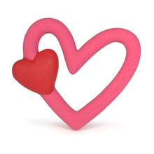 Load image into Gallery viewer, Heart Natural Rubber Teether
