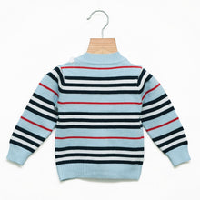 Load image into Gallery viewer, Blue Striped Woollen Sweater