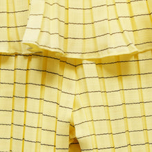 Load image into Gallery viewer, Yellow Striped Cape Style Jumpsuit