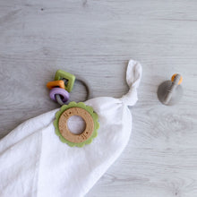 Load image into Gallery viewer, Wood + Silicone Disc Teether